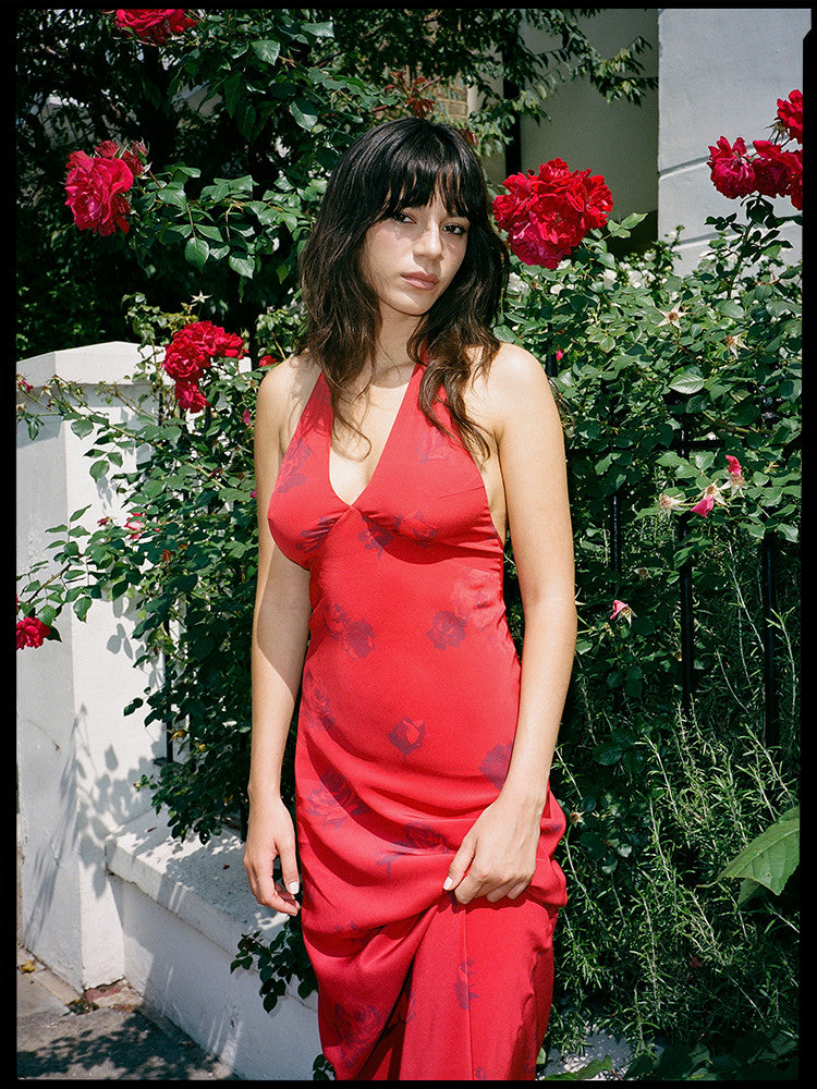 The Simone Dress in Amour captures timeless elegance with its ankle-length silhouette and flattering bust line. Crafted in classic polka dot fabric, this dress effortlessly combines vintage charm with modern comfort, allowing you to go braless and still feel supported. Ideal for late summer, it pairs beautifully with minimal jewelry and versatile hairstyles, embodying an effortless, refined style perfect for endless warm-weather days.