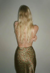 The Joni Skirt in Dahlia