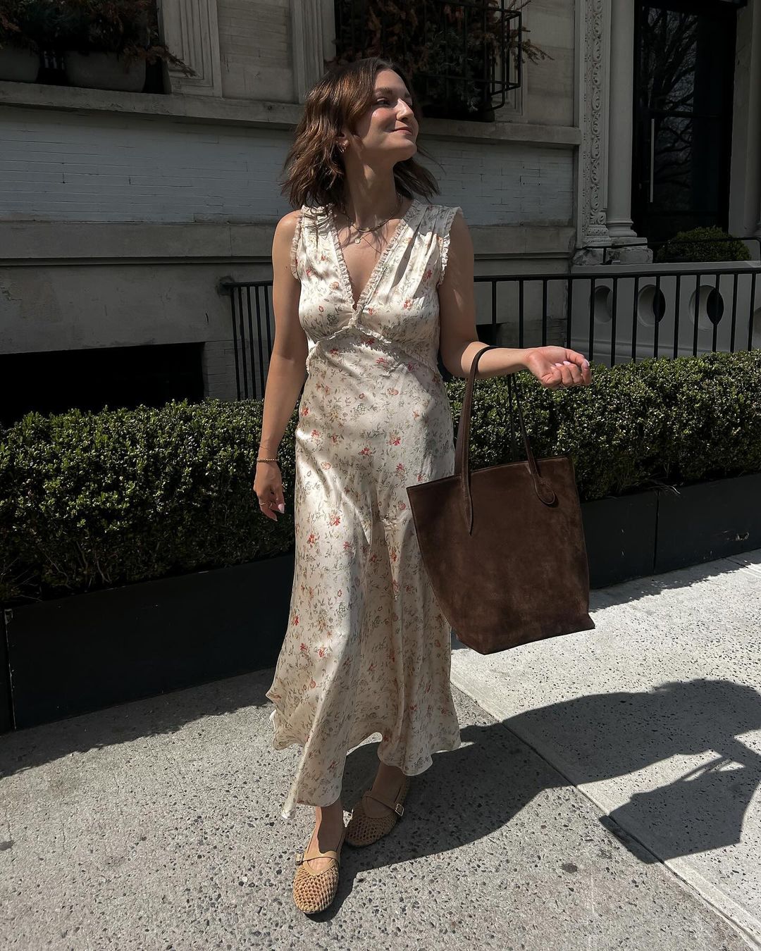 Introducing the Gigi Dress. Crafted from silky smooth fabric and cut on the bias, this dress drapes delicately on your frame. Inspired by nostalgia and femininity, this dress is perfect for a romantic evening or a carefree stroll through the orchard. Embrace the versatility of the Gigi midi dress.