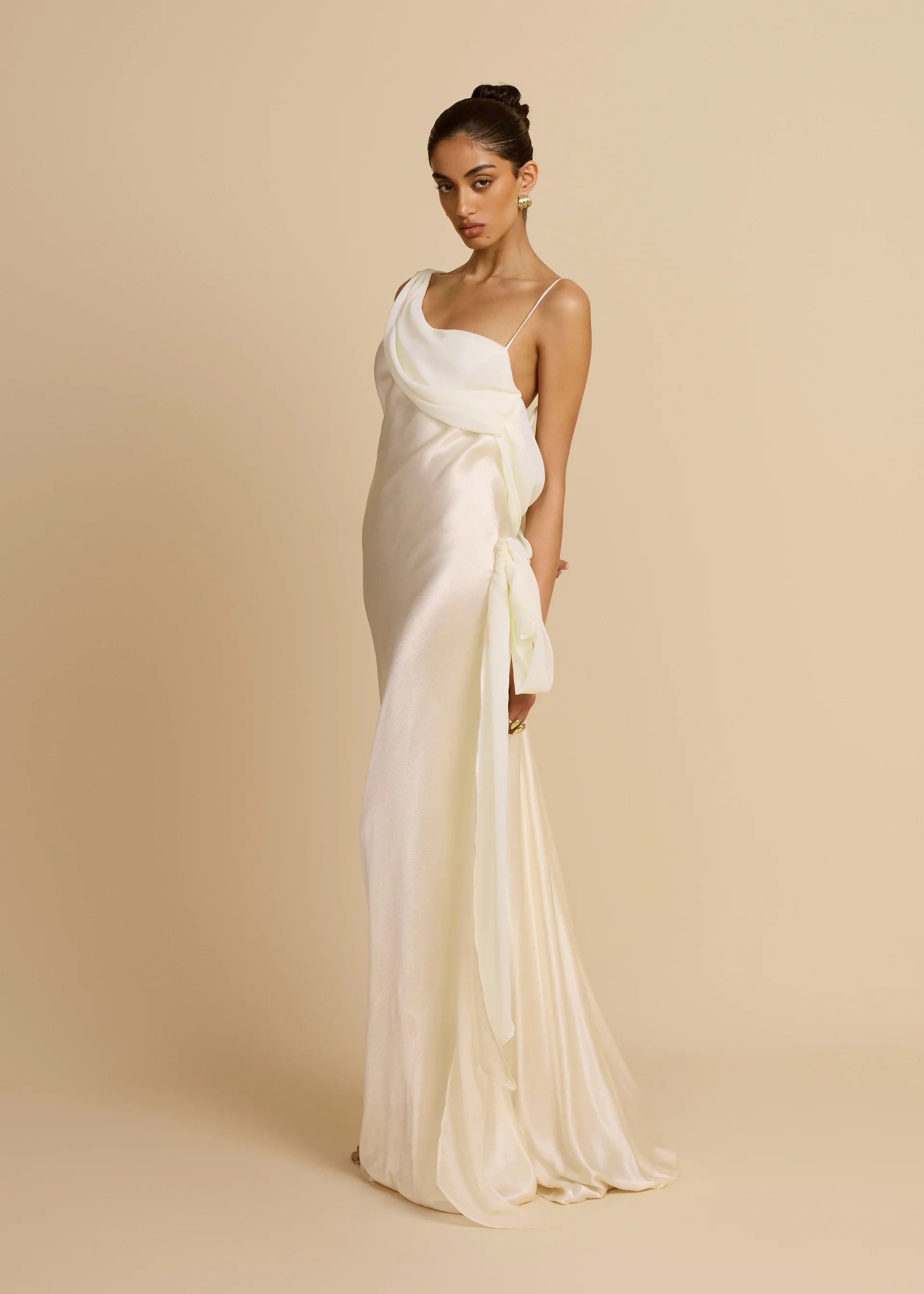 Helena Dress Ivory – Mademoiselle Boutique