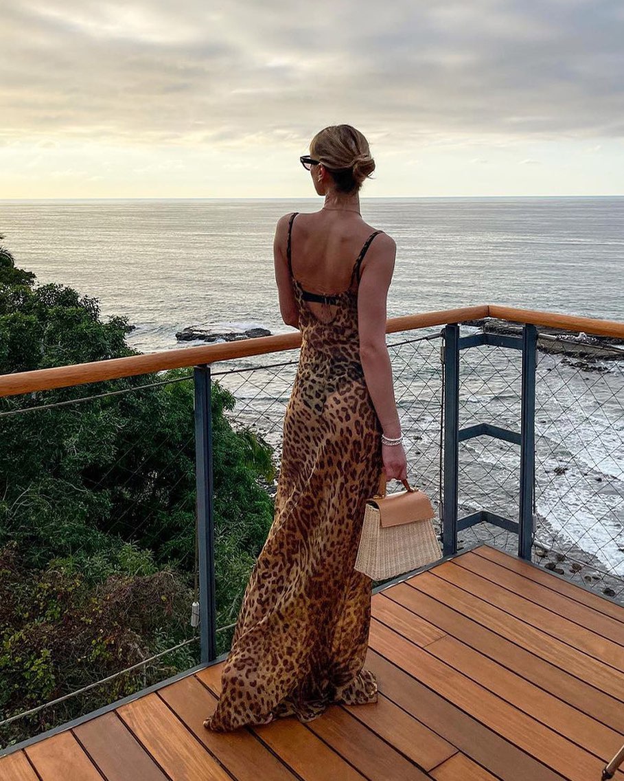 Indulge in the daring and captivating Valentina Maxi Dress. This iconic piece exudes the untamed energy and rebellious nature of Rat & Boa's brand. With a fierce and alluring leopard print, it is perfect for those who embrace their wild side. Make a statement in the Valentina dress.