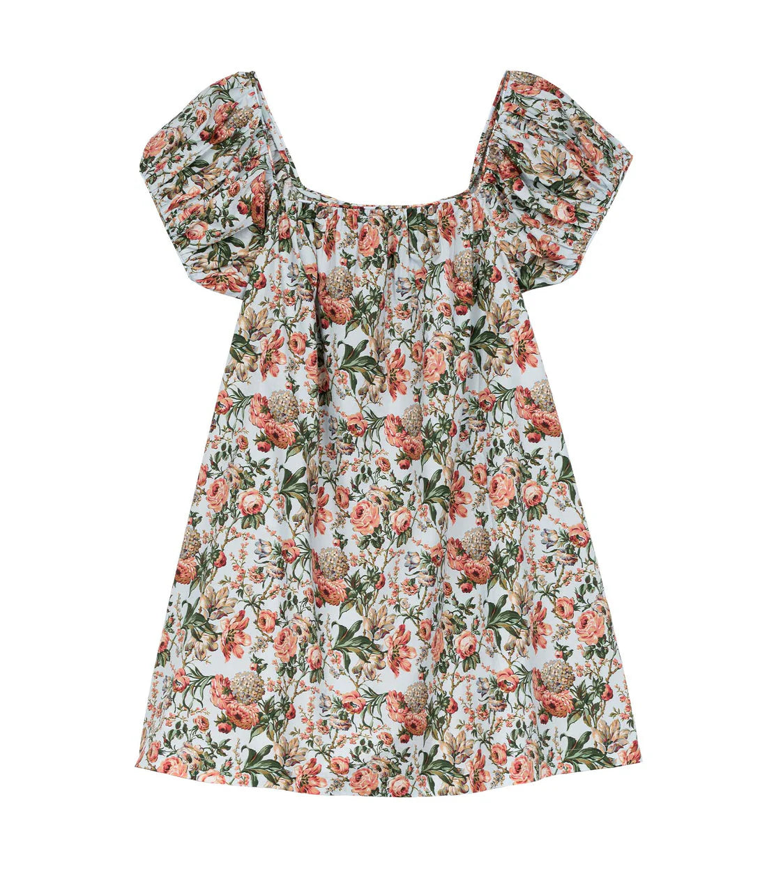 The Julie Cotton Mini Dress in Calico Garden by Doen combines lightweight cotton fabric with a delicate floral print for breathable comfort and timeless style. Its mini length and tailored fit offer a flattering silhouette suitable for warm days and casual outings, while the soft material ensures ease of movement. Ideal for those seeking an effortless yet refined look, this dress blends classic design with everyday practicality.