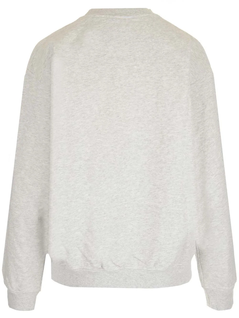 Elevate your casual wardrobe with the vintage-inspired Crewneck Sweatshirt! by Sporty & Rich Made from lightweight cotton, this loose-fitting sweatshirt features a unique round neck print and long sleeves. Perfect for a relaxed yet stylish look during the autumn season.