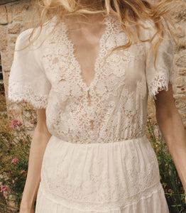 Get ready to turn heads with the Graciella Dress! Made with lightweight ramie and a cotton voile lining, this vintage-inspired dress from DÔEN Heirloom is perfect for any occasion. Its crisp fabric and airy lining will keep you cool and comfortable while looking chic.